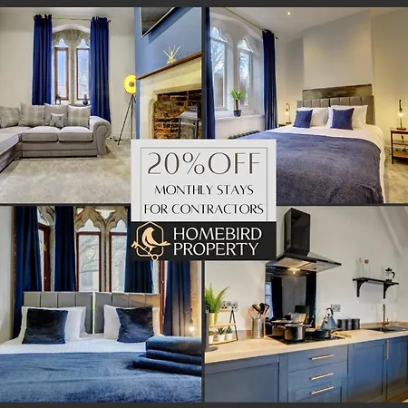 Large 6bdr House By Homebird Management Short Lets & Serviced With Secured Parking & Garden Area